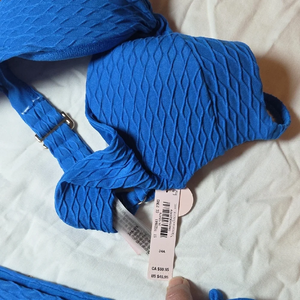 Victoria's Secret Vibrant Blue Bikini Set - Picture 4 of 6